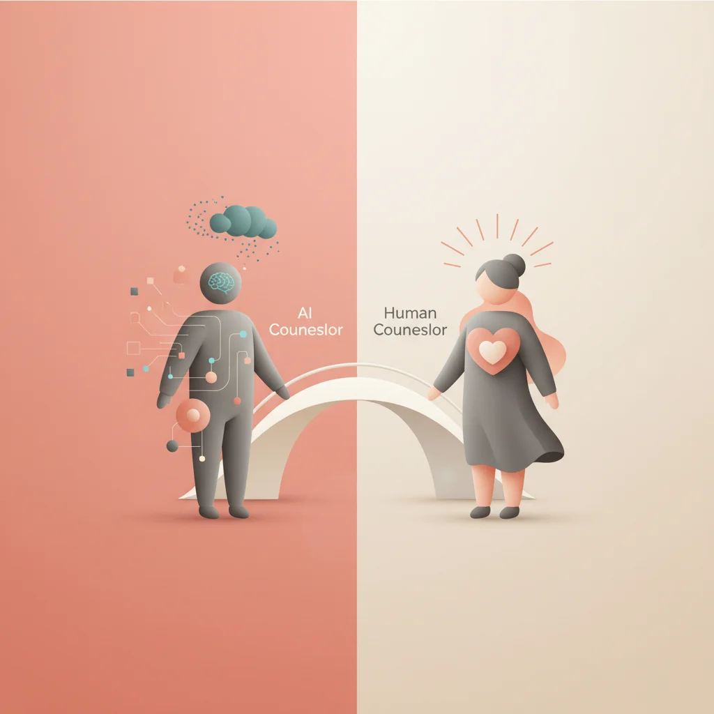 AIカウンセラーと人間カウンセラーの違い